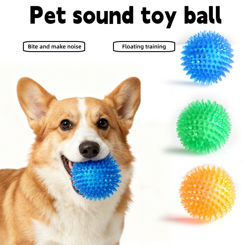 Pet Dental Chew Toy - Juguete de Peluche con Sonido para