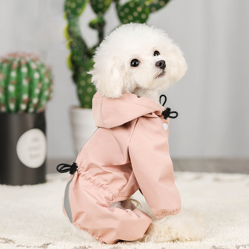 Dog Raincoat - Suministros para mascotas Chubasquero de cuatro