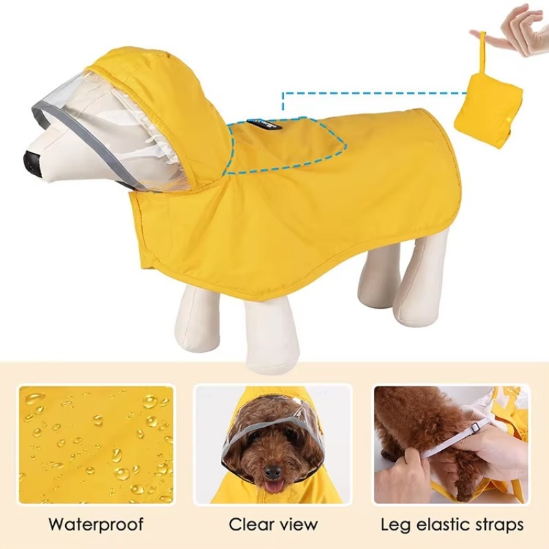 Impermeable Reflectante Person - Dog Raincoat reseña y precio