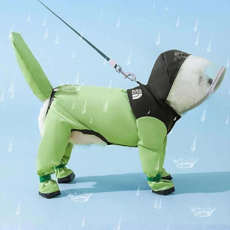 Chubasquero con capucha para m - Dog Raincoat reseña y precio