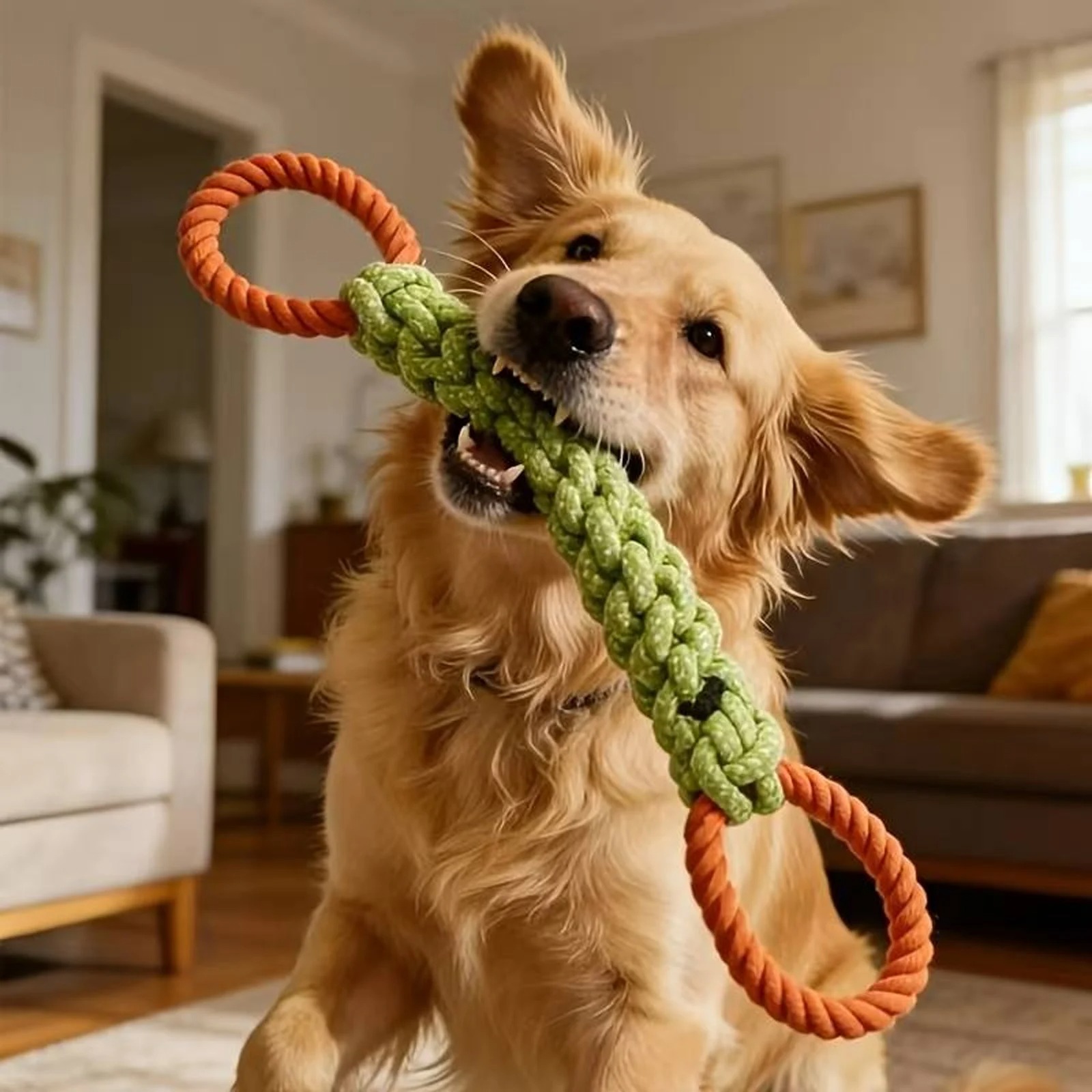 Juguete de Cuerda Resistente p - Pet Dental Chew Toy reseña y precio