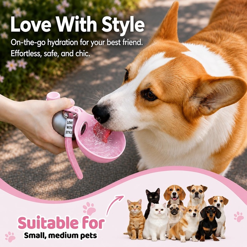 Botella de Agua para Perro de  - Pet Supplies Coupon reseña y precio