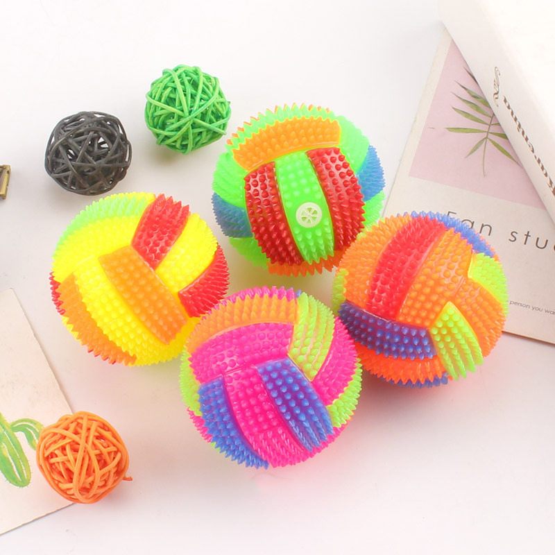 Pelota brillante para perros,  - Pet Dental Chew Toy reseña y precio