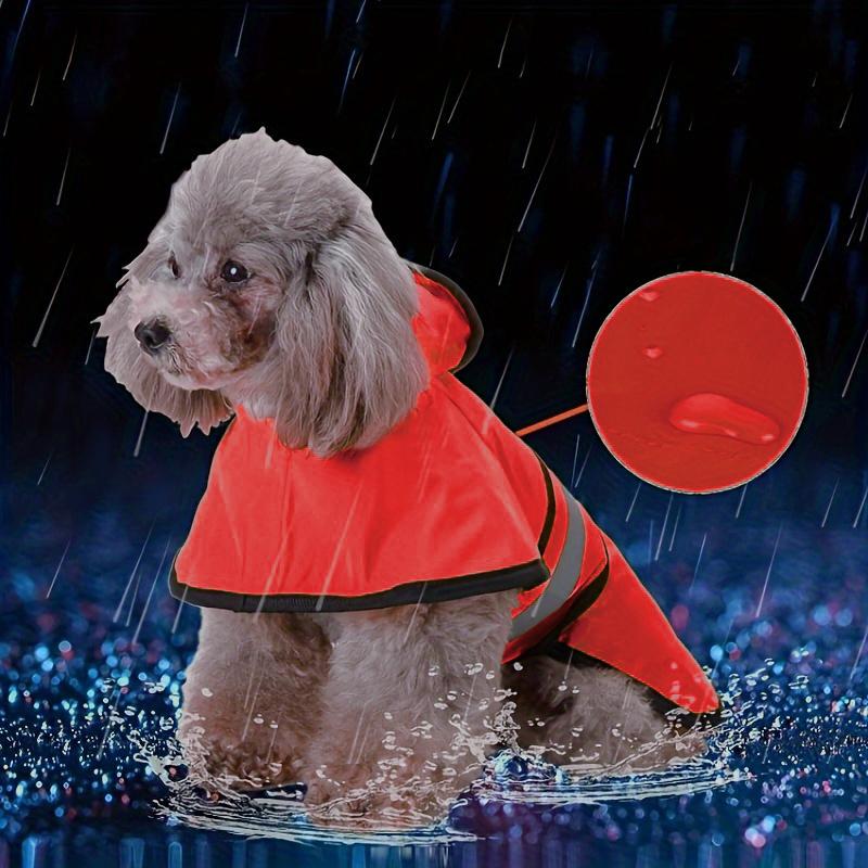 Primavera Verano impermeable r - Dog Raincoat reseña y precio